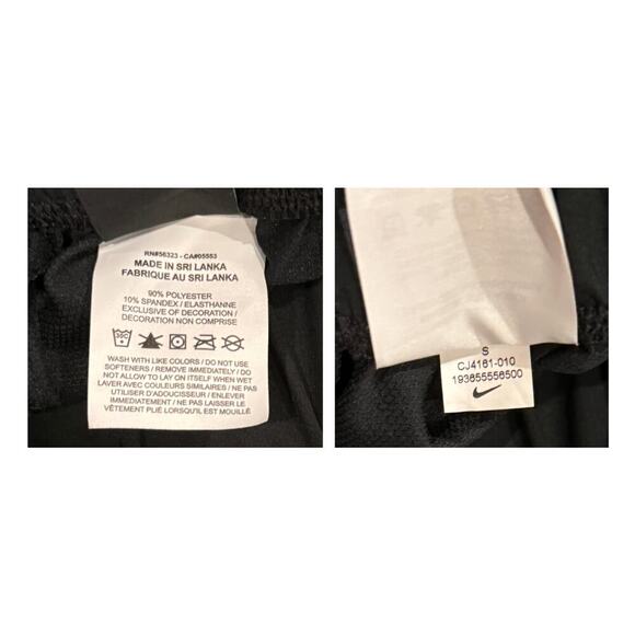 NIKE Pro Women's Woven Loose Fit Pants In Black Size Small - Picture 9 of 11